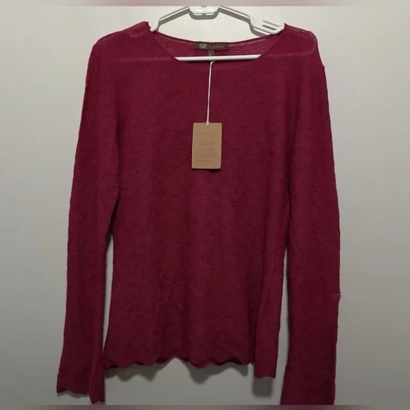 100% Baby Alpaca NWT Laura Knit Baby Alpaca Sweater L (fits like a medium). - Picture 2 of 13